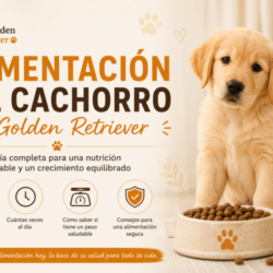 Alimentación de cachorro de Golden Retriever